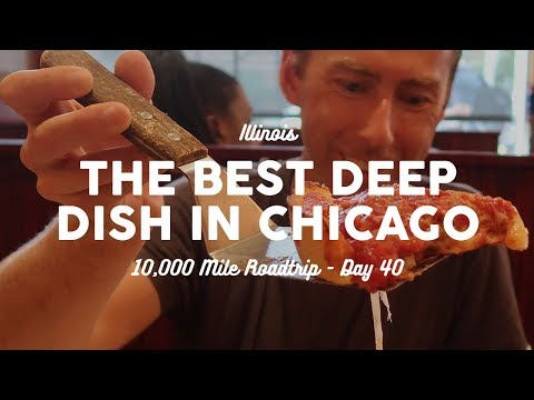 The Best Deep Dish Pizza in Chicago? | 10K Road Trip Vlog 40