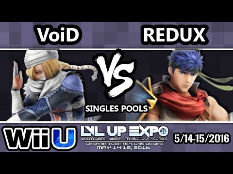 LVL Up Expo - 2GG | Void (Sheik) Vs. ReDux (Ike) SSB4 Pools - Smash Wii U - Smash 4