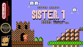 Super Mario Sister. 1 - Hack of Super Mario Bros. [NES]