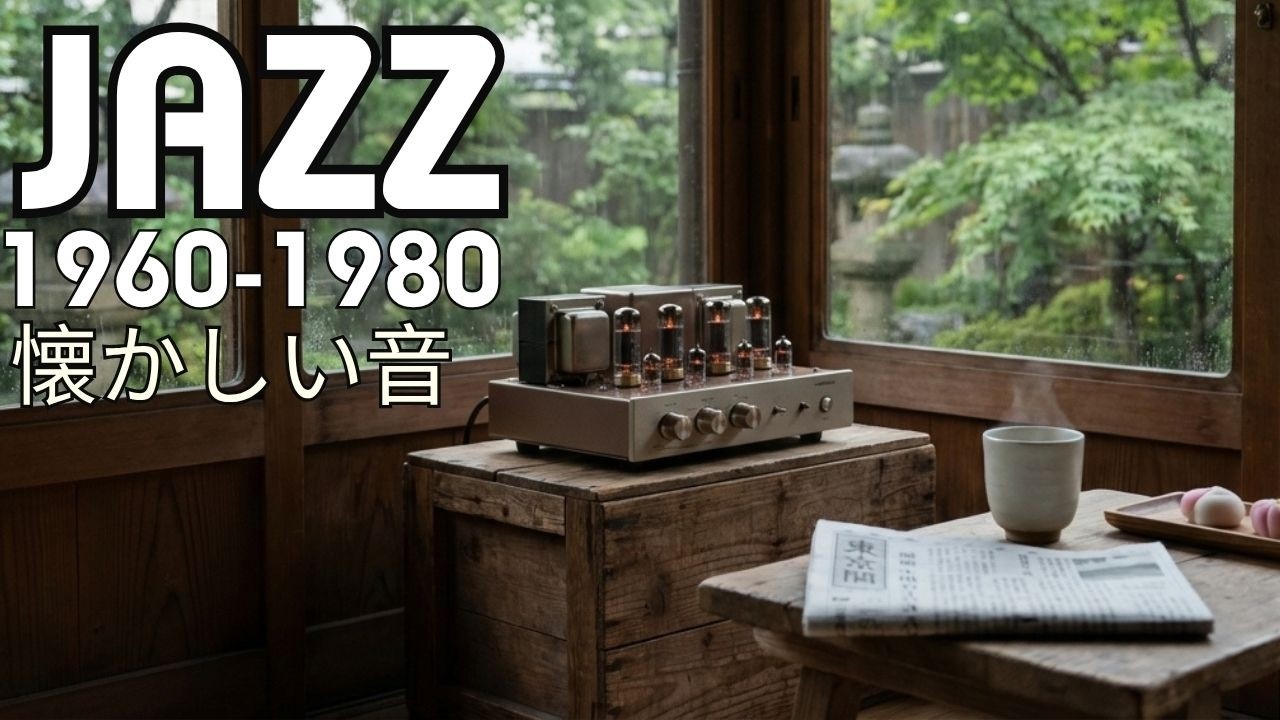 【作業用BGM】雨の午後に溶けるレトロジャズ｜心が落ち着く静かな時間 | Rainy Afternoon Jazz for Calm & Focus