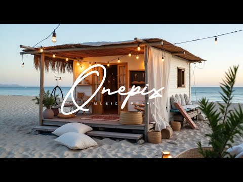 🌊 Relaxing Beach Music | 2+ Hours of Calm with Ocean Sounds & Picturesque Seaside Homes 🏝️🎶
