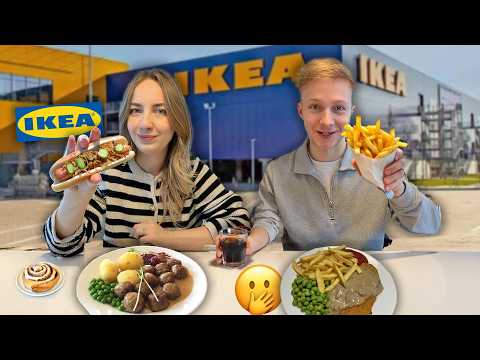 One day eating ONLY at IKEA! 🇸🇪🌭 (better than expected 🫢)