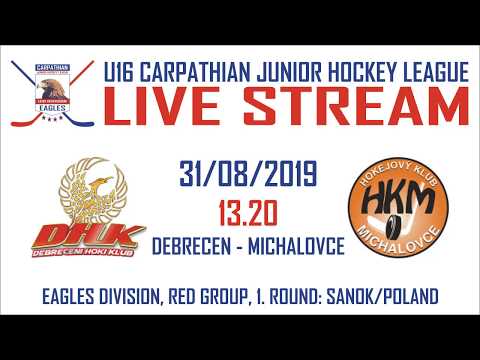 2019/2020 CJHL U16 1. ROUND: Debreceni Hoki Klub - HK Mládež Michalovce