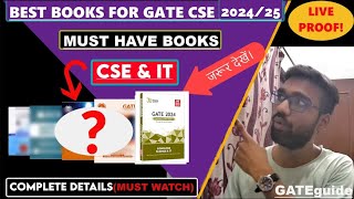 BEST BOOKS FOR GATE CSE 2023 | BOOKS FOR GATE CSE | GATE 2023/24 ASPIRANTS MUST HAVE BOOK |GATEguide