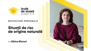 "Situaţii de risc de origine naturală"