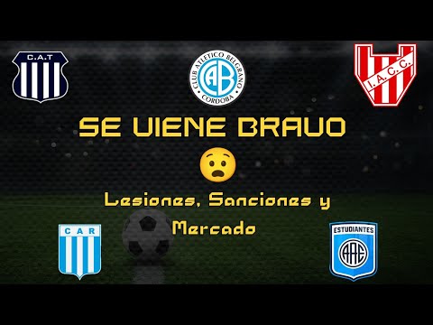 PANORAMA CORDOBÉS 2026: Mercado de Pases, Lesiones y Copa Argentina | Talleres Belgrano Instituto