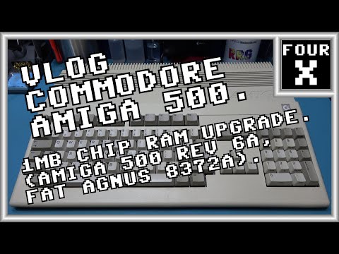 VLOG - Commodore Amiga 500 - 1mb Chip RAM Upgrade (Amiga 500 Rev 6A, Fat Agnus 8372A)
