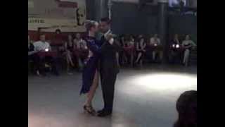 Jose Fernandez y Martina Waldman perform at SoHo Tango ultima milonga en Villa Malcolm