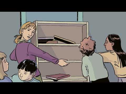 Fly – Sök skydd – Larma för skolan (animerad)