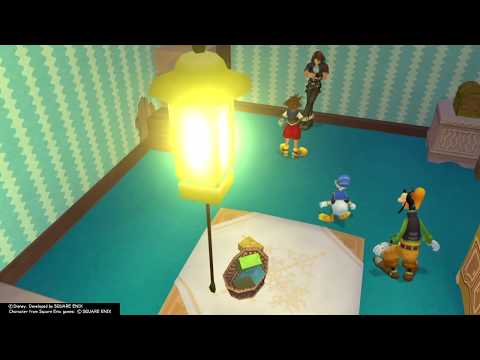 Kingdom Hearts Final Mix (PS4) Cutscene #147 The Party Regroups in Traverse Town
