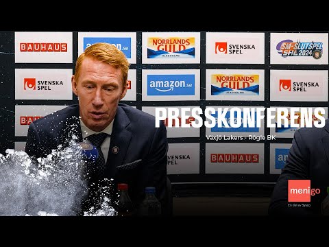 Växjö Lakers: Youtube: Presskonferens I Semifinal 2
