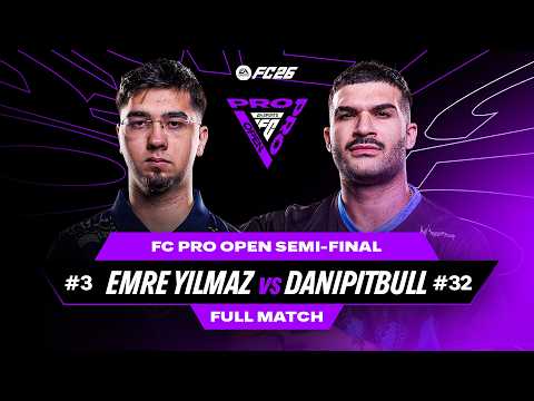 Emre Yilmaz v Danipitbull | Goal-scoring EXTRAVAGANZA! | FC Pro Open 26 - Semi-Final | Full Match