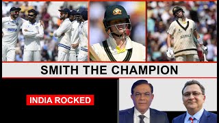 India Rocked  Smith The Champion  Caught Behind
