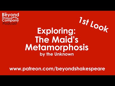 The Maid's Metamorphosis (Beyond Shakespeare, webcam, 2021)