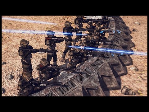 EPIC Clone Beach Defense! Battle of Kashyyyk - Star Wars Mod