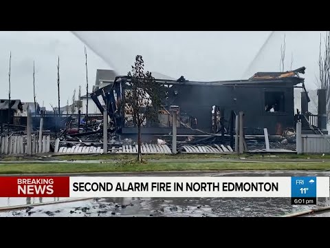 3 houses on fire in North Edmonton