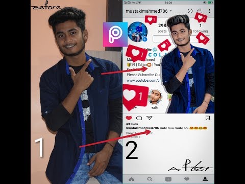 Picsart Latest Instagram Style Editing 2018 | PicsArt Editing & Brackground Erase| Mustakim Editz Video