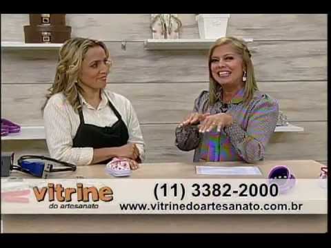 Sandálias Customizadas com Andreia Bassan -  Vitrine do Artesanato na TV
