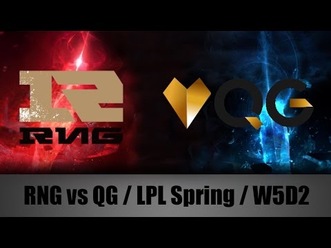RNG vs QG LPL  Spring 2016 W5D2 [Highlights]