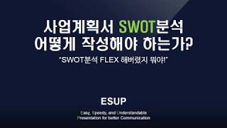 사업계획서 SWTO분석 제대로 알고 작성하자