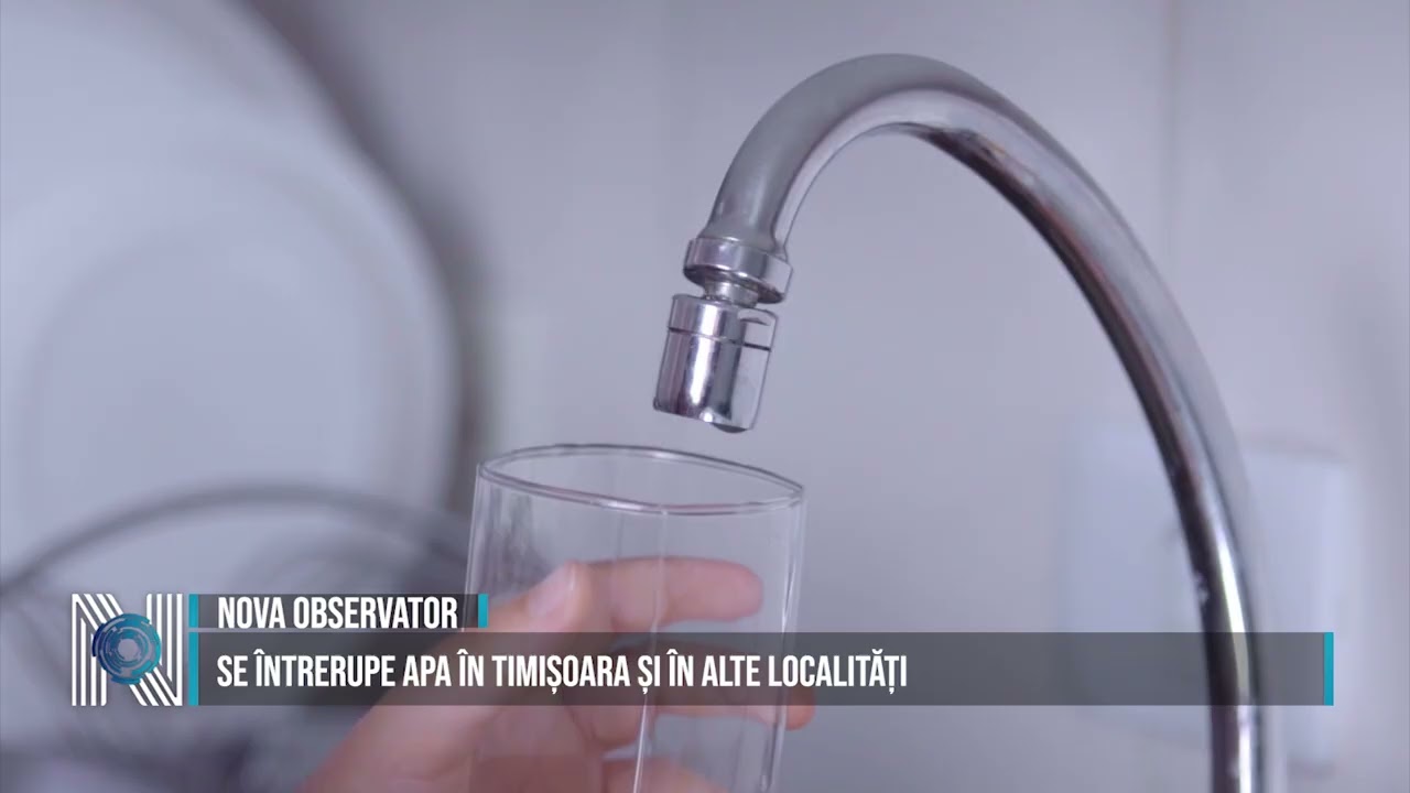 SE ÎNTRERUPE APA ÎN TIMIȘOARA ȘI ÎN ALTE LOCALITĂȚI
