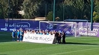 «Grazie Rocco», lo striscione della Fiorentina femminile