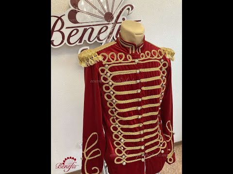 Ballet costume Soldier Hussar Fight Nutcracker P 0228 - video 3