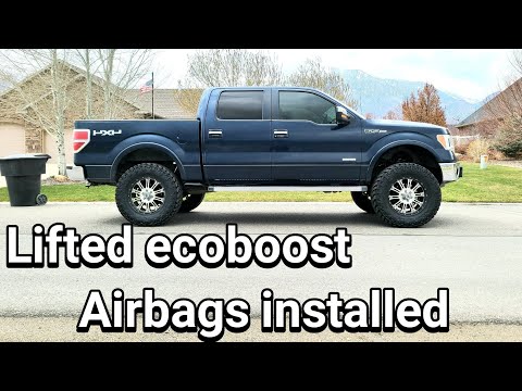 2009-2014 Ford F150 Rough Country Air Spring Kit 6" lift
