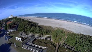 preview picture of video 'Indialantic Florida 5th Aveune Beach Blade 350 QX Drone Flyover'