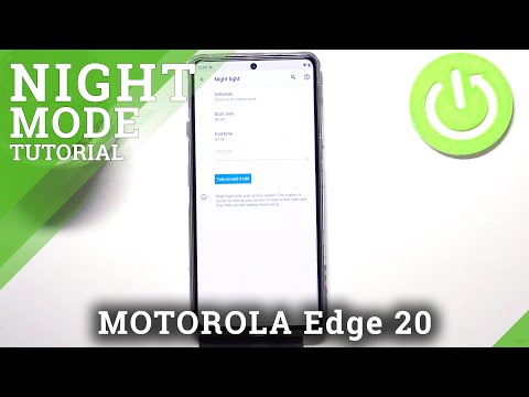 How to Enable Eye Comfort Mode on MOTOROLA Edge 20- Adjust Display Settings