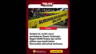 Download lagu PRN Melaka mungkin diadakan dalam tempoh dua bulan - PN mp3