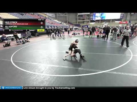 92 Lbs Champ. Round 1 - Eli Edfors, Iowa Vs Gus Strick, Lawrence Elite Wrestling Club 99fd