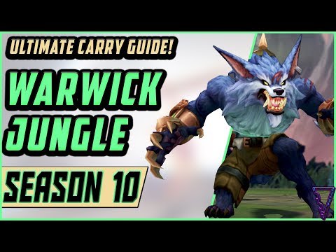 Rank Up With Warwick Jungle Season 10 | Ultimate Carry Guide | League of Legends