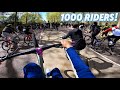 GoPro POV Wheelies Through 1000 Riders POLICE SHUTDOWN