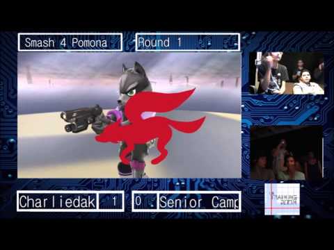 Smash 4 Pomona 10/2/15 Charliedaking (Fox) vs  Senior Campus (Kirby) Winners' Round 3