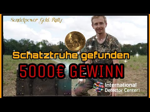 5000€ #Metalldetektor #Gewonnen #Schatztruhe mit dem #Metalldetektor beim Sondeln gefunden #Silber