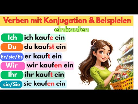 200 wichtige Verben 🇩🇪 – Präsens ✅ mit allen Pronomen  erklärt (A1–B1)