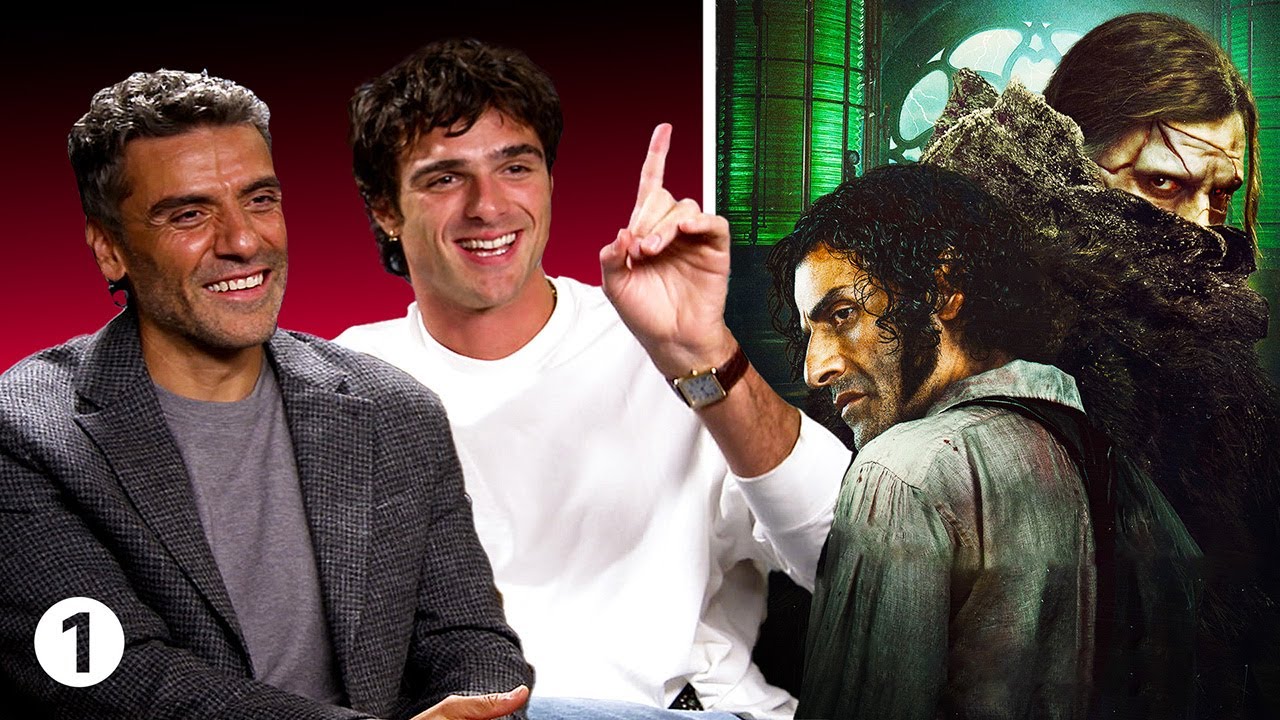 "MORE BLOOD!" Oscar Isaac and Jacob Elordi on how making Guillermo del Toro's Frankenstein was magic video thumbnail