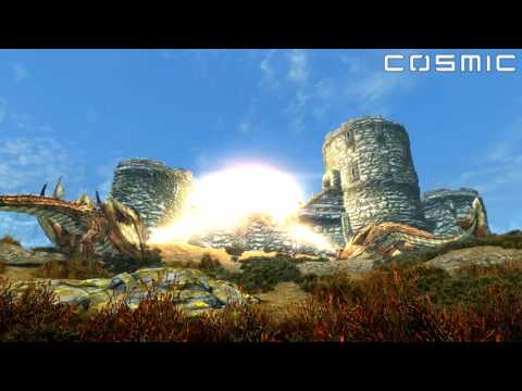 SKYRIM BATTLE #1 - 100 Dragons VS. 1000 Imperial Archers