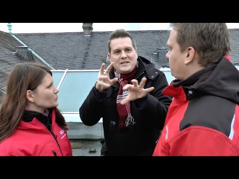 Stand-up-Business mit Christian Zuhl von der Dachdeckerei Zuhl in Bad Oeynhausen.