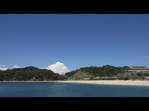 風早の長浜海岸　道の駅 風早の里 風和里前海岸 松山市北条