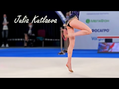 Julia Kutlaeva Slow Motion Rhythmic gymnastics Ball Russian Championship 2021 Close up at 60fps