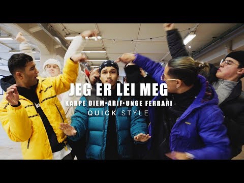 Quick Style - Jeg er lei meg by Karpe Diem, Arif and Unge Ferrari (Official Dance Video)