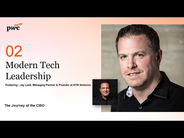 Vídeo relacionado con The CISO Journey: Life Lessons and Concepts to Accelerate Your Professional Development (Security, Audit and Leadership Series)