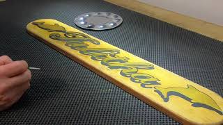 Restoring Talitha Ep. 47 - Refinishing Classic Name Boards (Part 2)