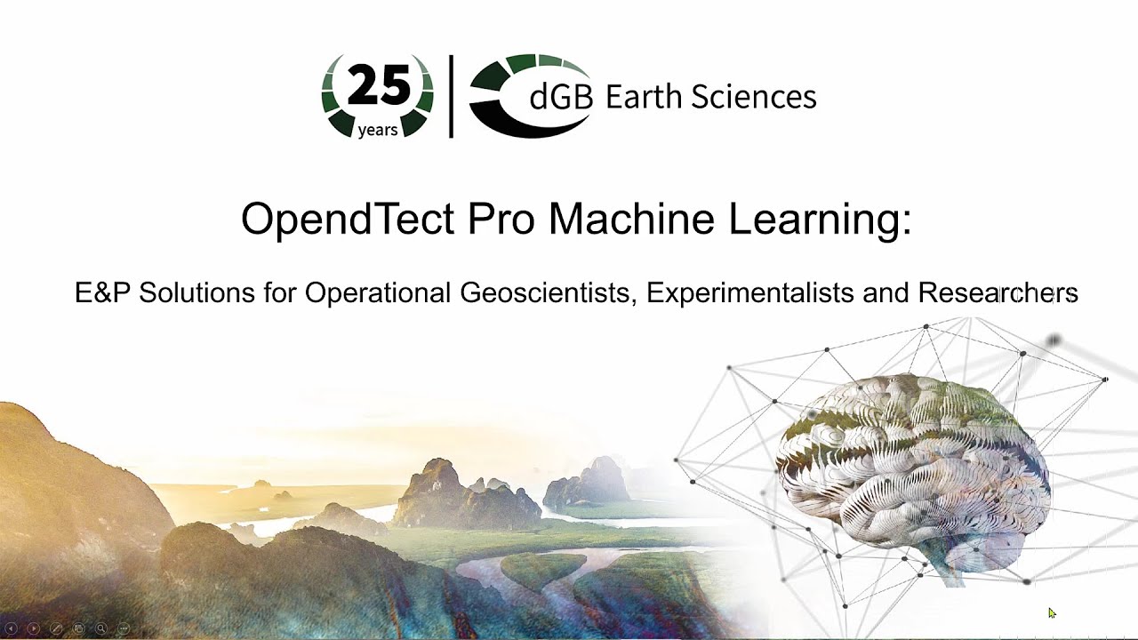 Demo of OpendTect's Machine Learning Plugin