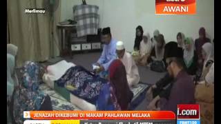 Download lagu Jenazah dikebumikan di makam pahlawan Melaka mp3
