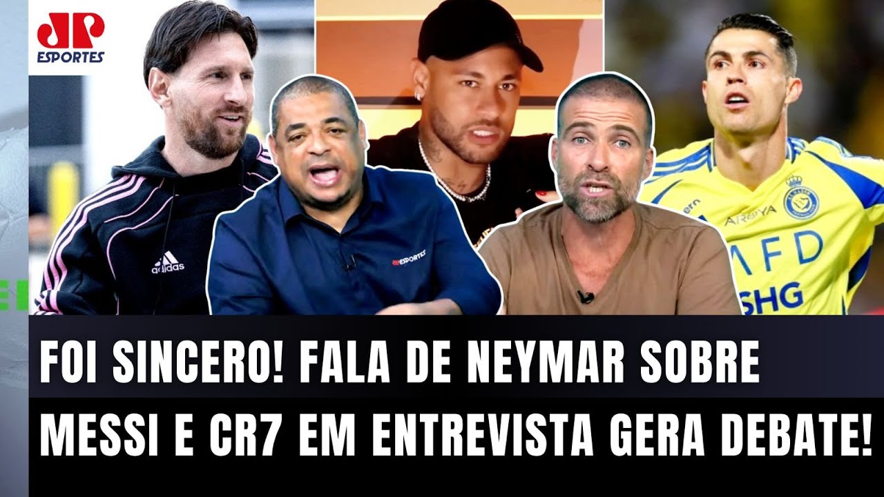 "O NEYMAR NÃO MENTIU! Isso que ELE FALOU sobre Messi e Cristiano Ronaldo é..." ENTREVISTA DEBATIDA!