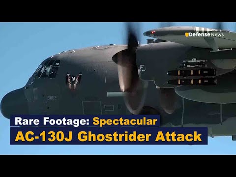Spectacular AC-130J Ghostrider Attack