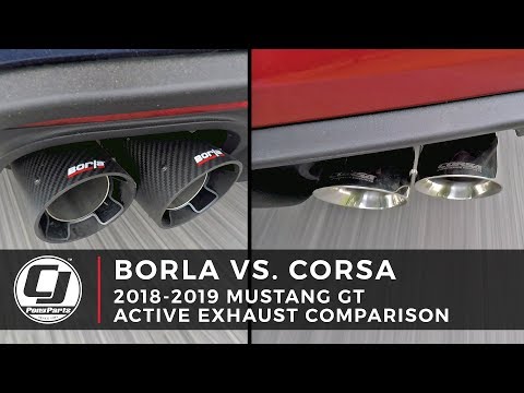 Mustang Active Exhaust Comparison: Borla Vs. Corsa